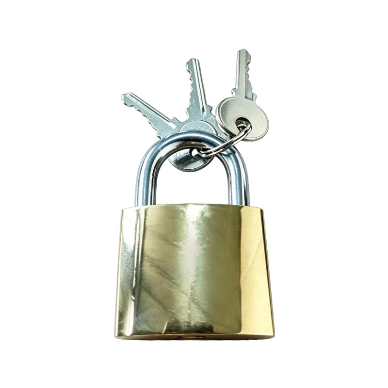 Vorhängeschloss aus goldenem Eisen aus Titan