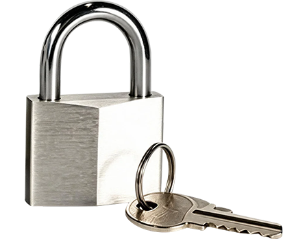 Aluminium Vorhängeschloss